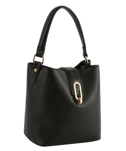 Fashion Twistlock Mini Bucket Bag GL0031 BLACK